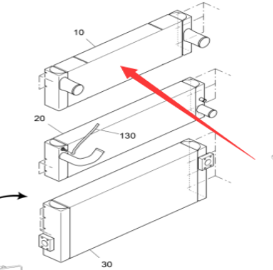 进口摊铺机发动机中冷器2212165