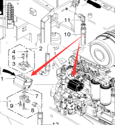 进口铣刨机输料带液压泵30975 进口铣刨机输料带液压泵30975